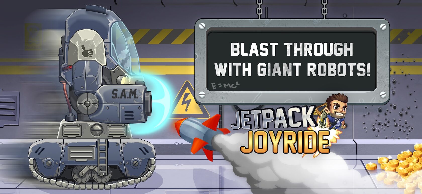 Game preview for Jetpack Joyride