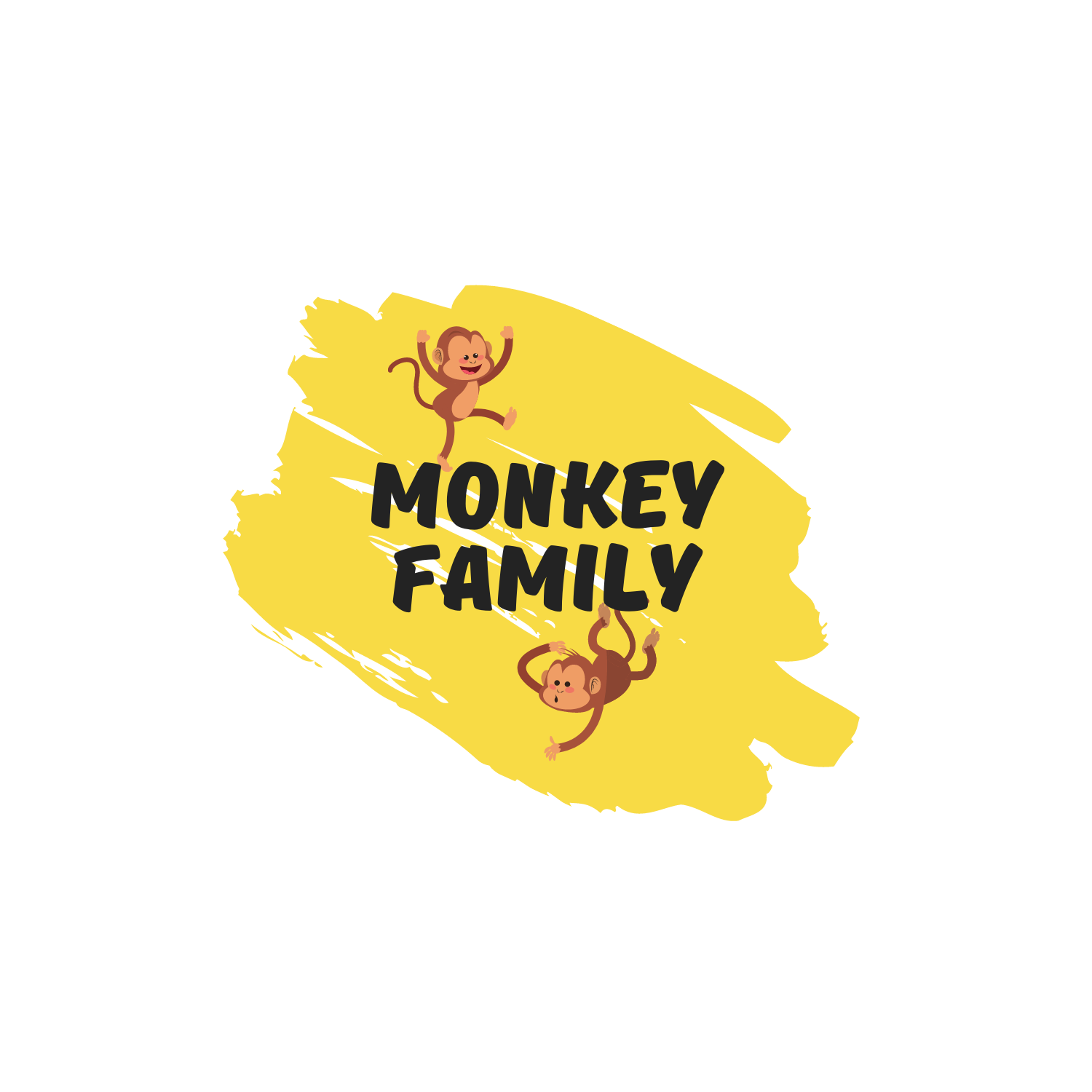   Monkey Family    
