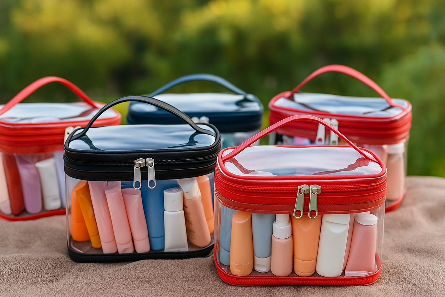 Прозрачные косметички оптом — трендовый аксессуар