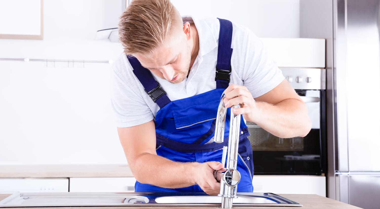 установка смесителя