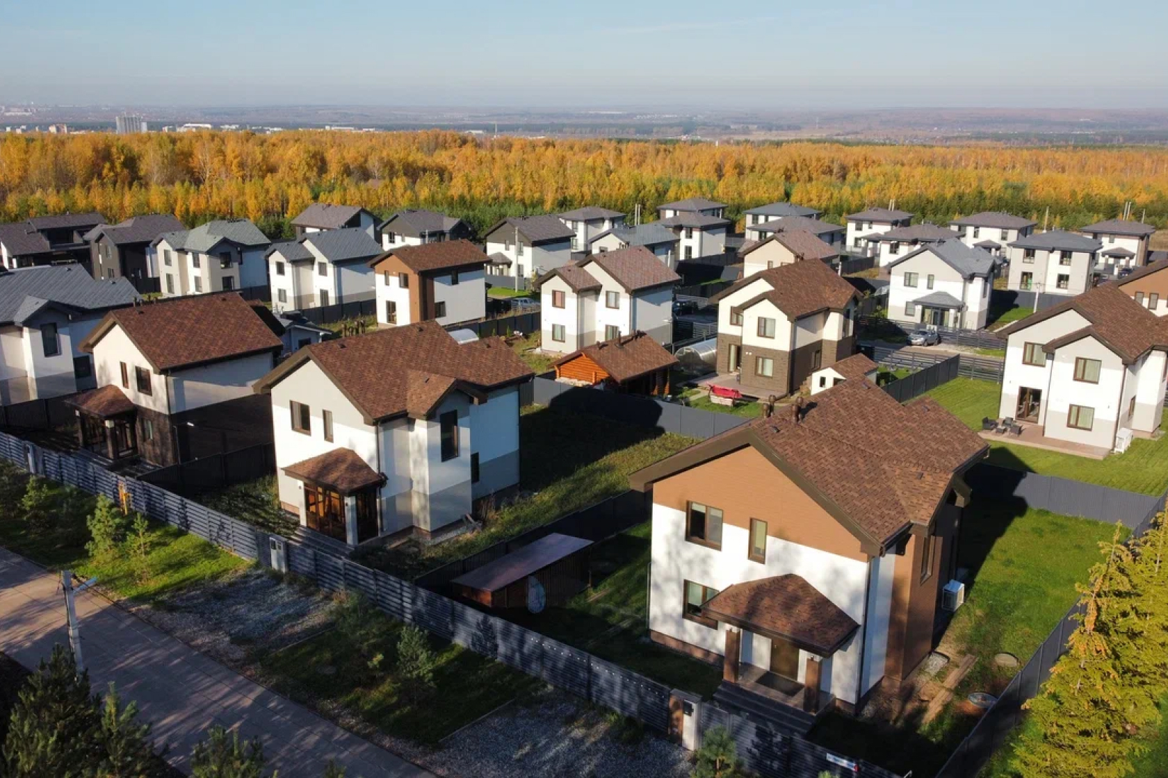 Современный клубный коттеджный поселок в Казани