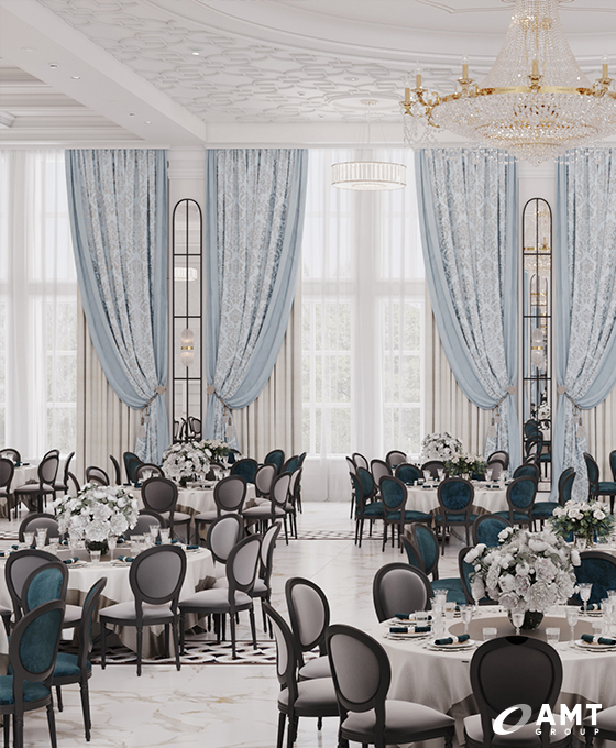 Банкетный зал дома торжеств Prince Palace