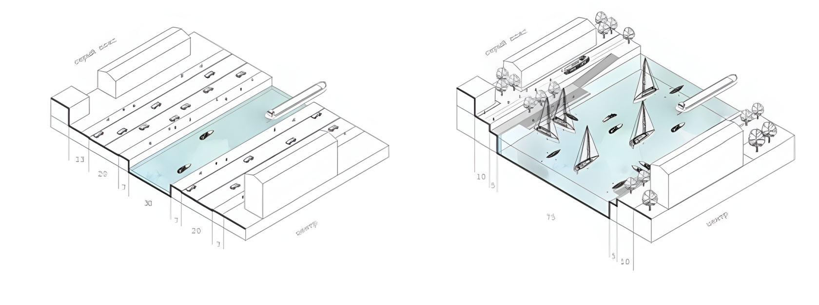 Embankments of Obvodnoy Canal