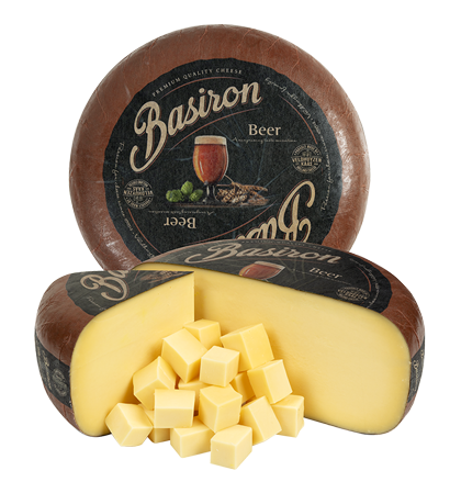 Полутвёрдый сыр Базирон Пиво (Basiron Beer)