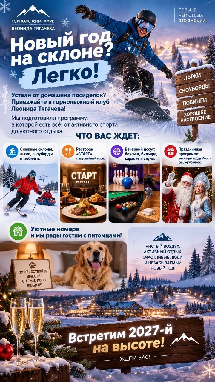 Где встретить Новый год так, чтобы запомнилось надолго?