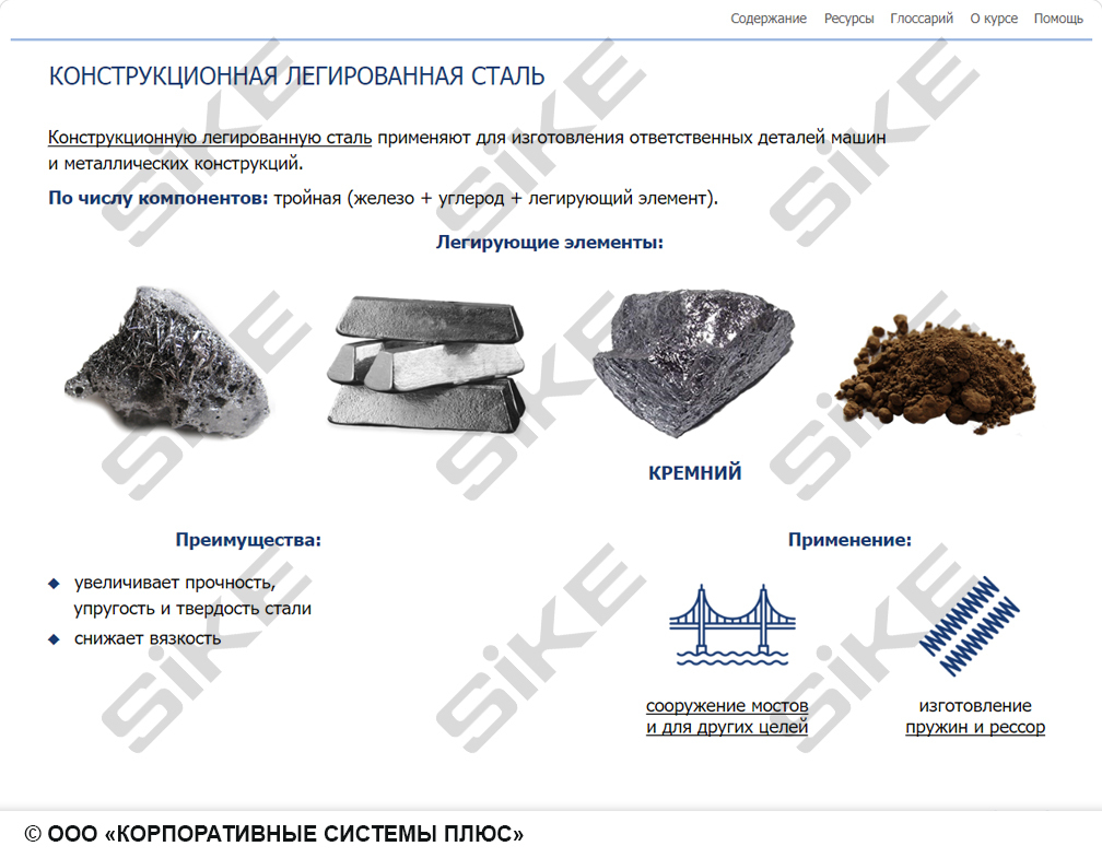 Станочник широкого профиля: Материаловедение — Электронный курс SIKE