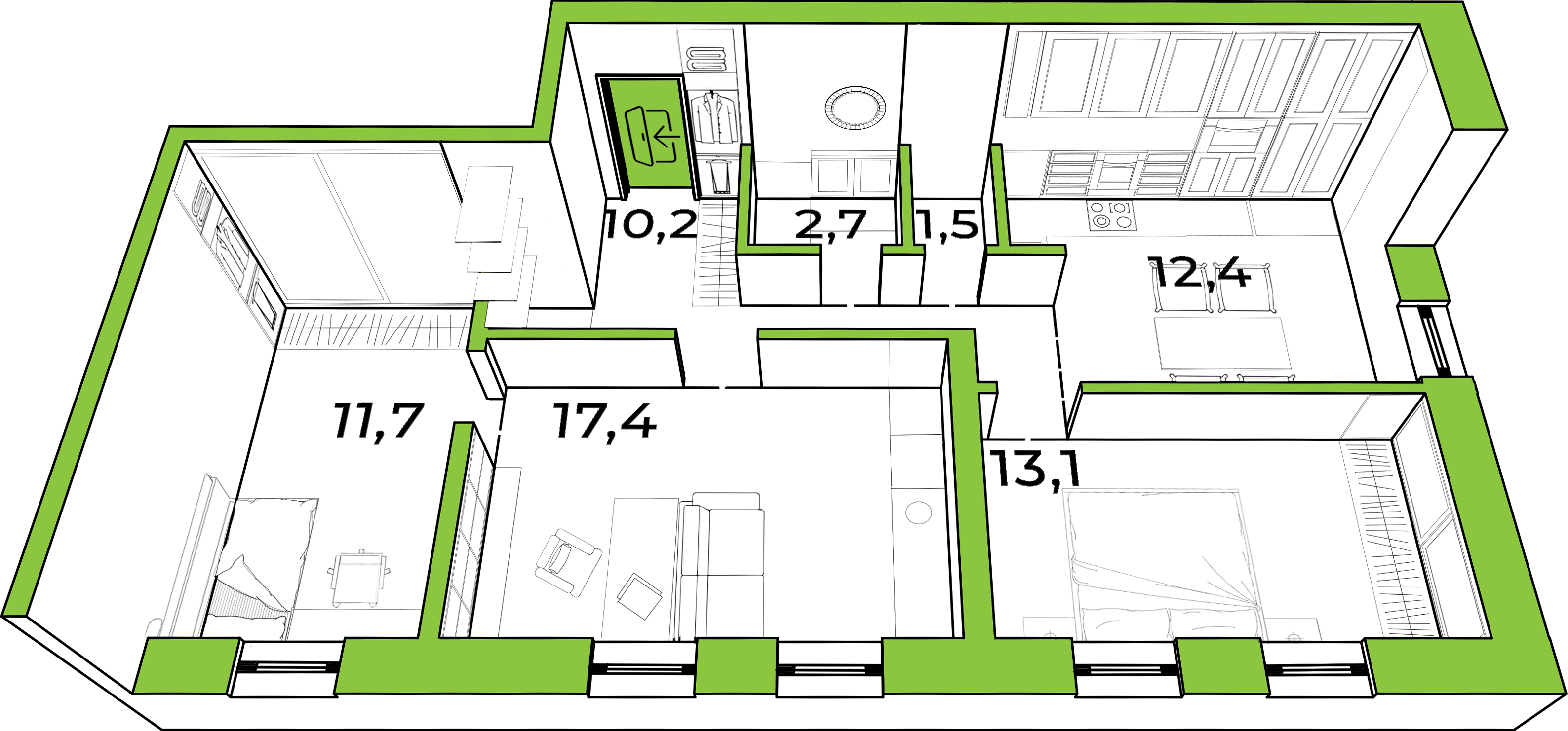 Купить Квартиру 70 М