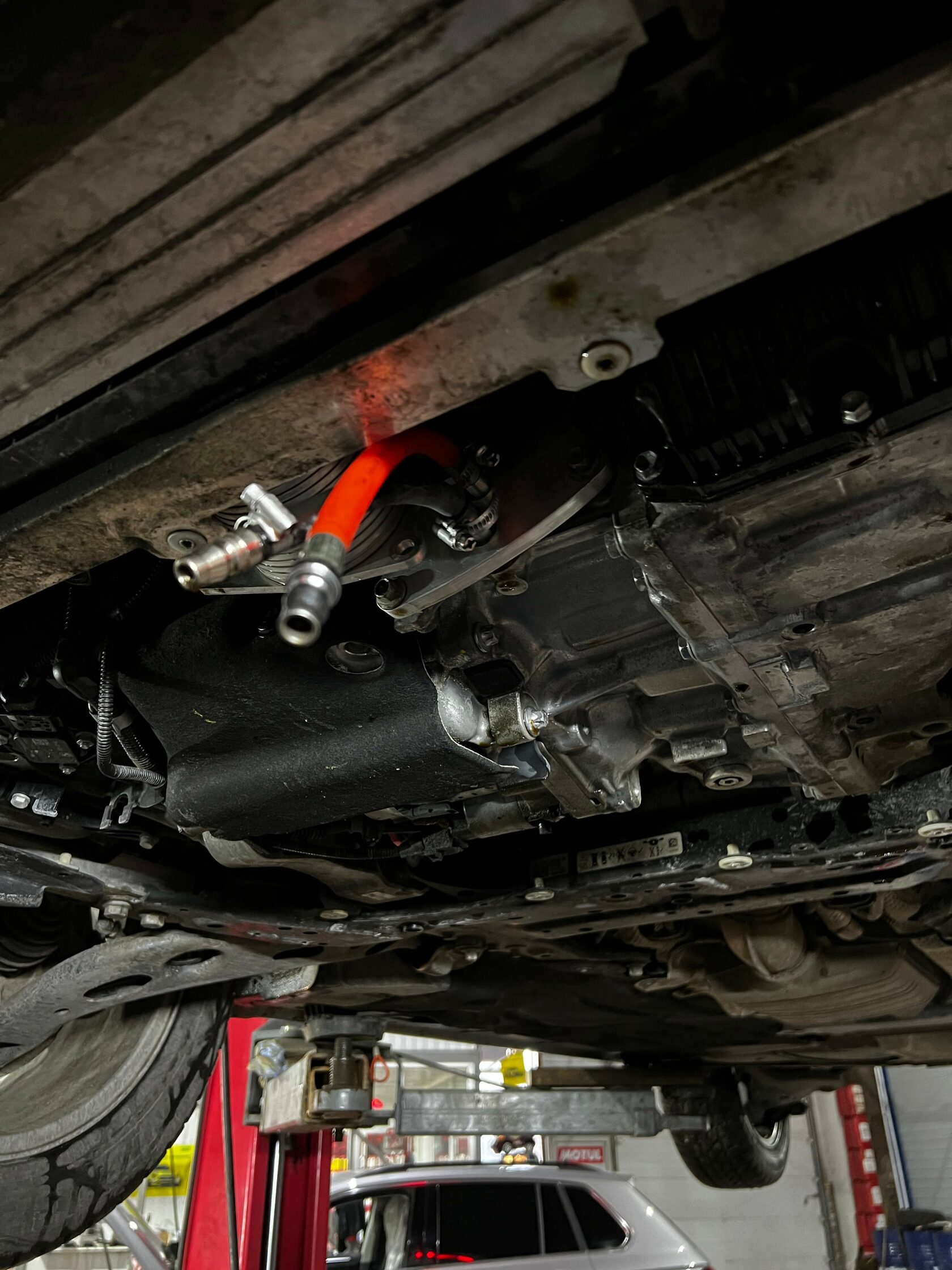 Подключение установки через адаптер