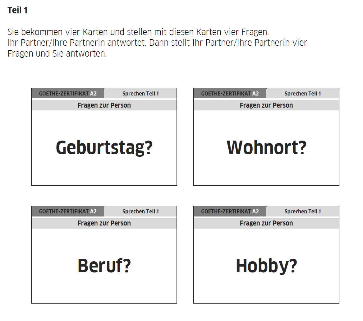 Goethe Zertifikat A2 (Start Deutsch 2): Как сдать экзамен на уровень по  немецкому языку