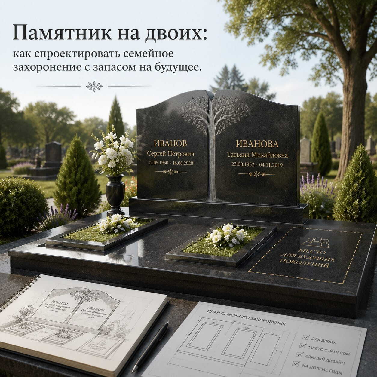 памятник на двоих