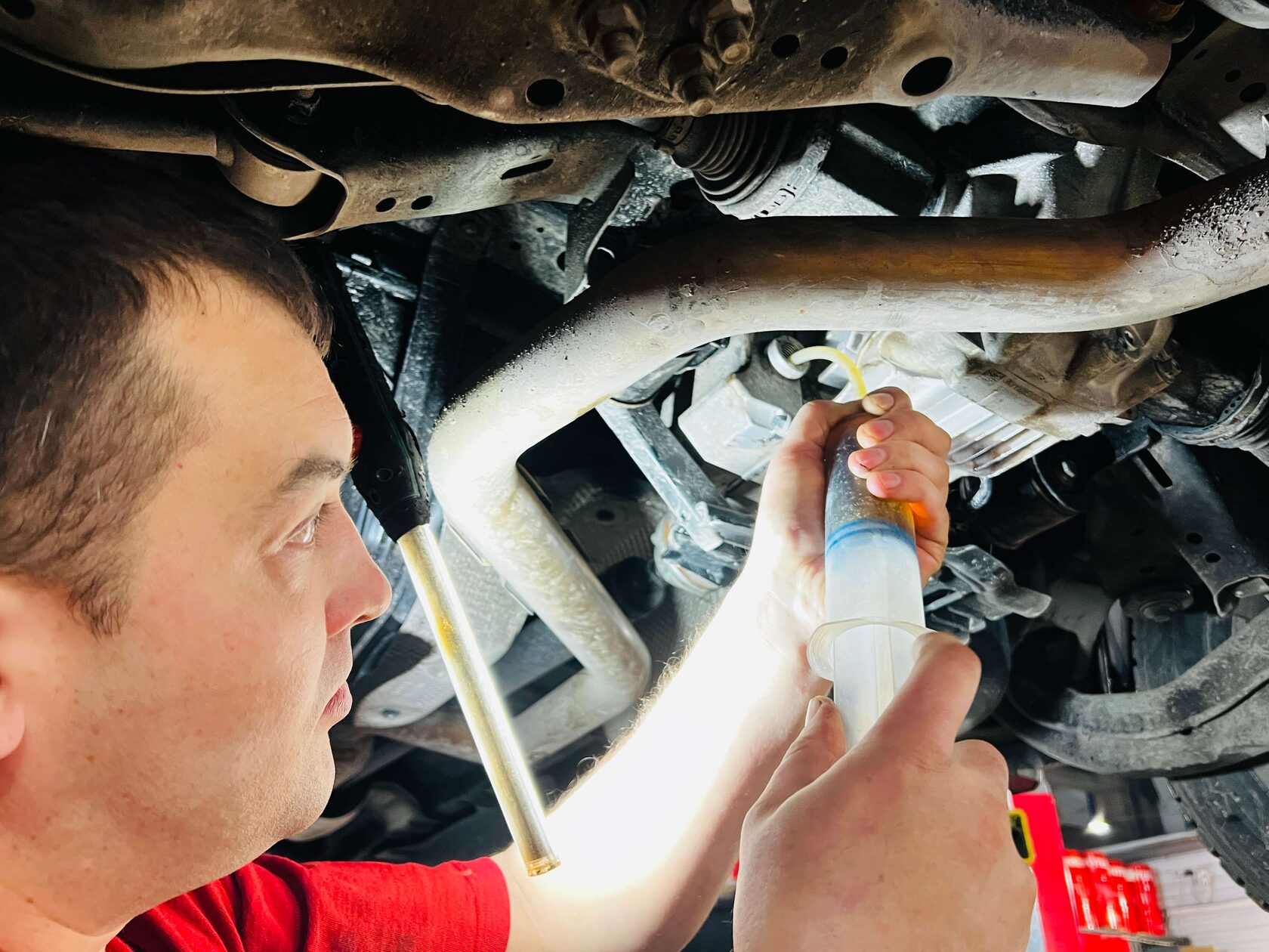 Заправка маслом муфты Haldex