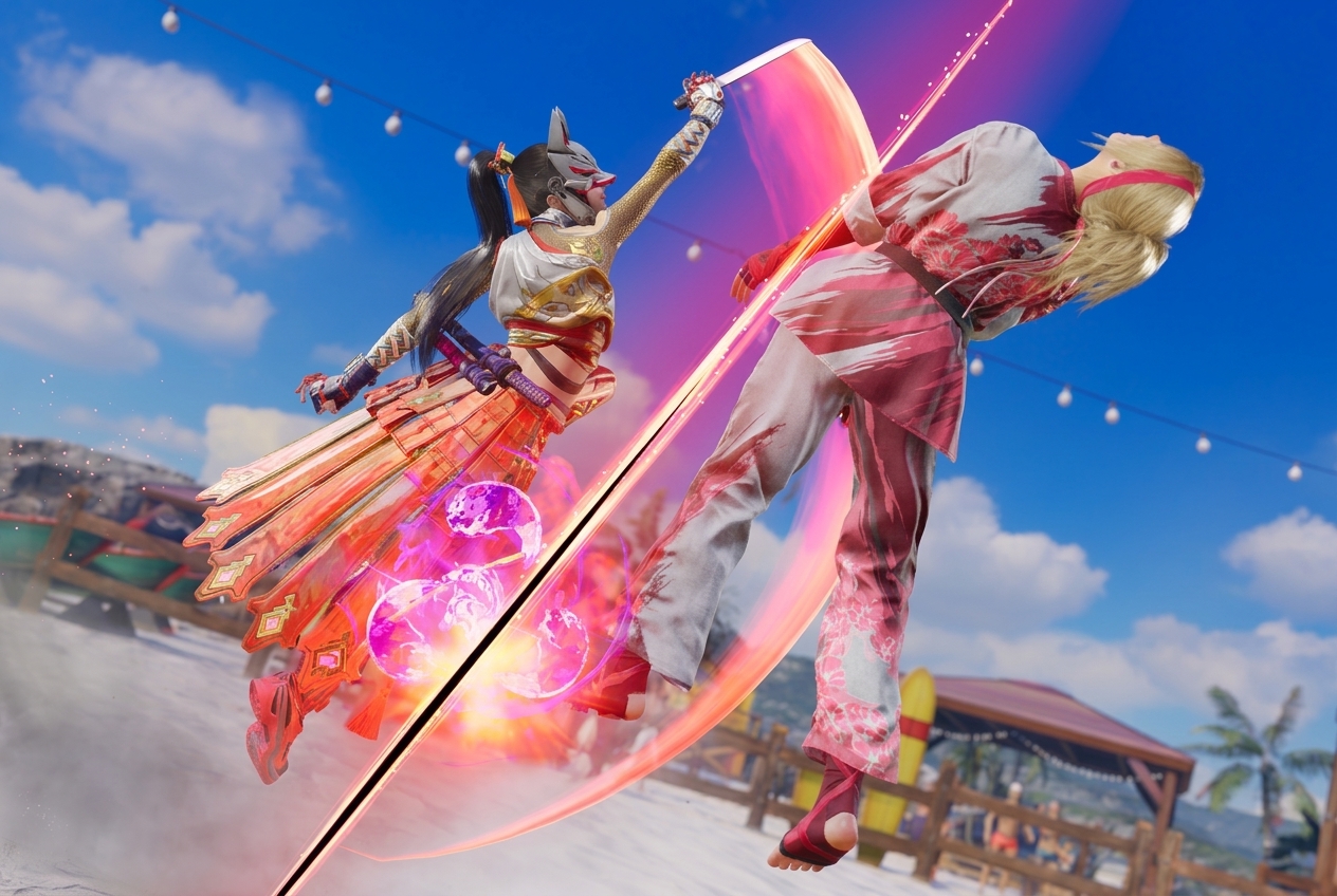 Дзин Кадзама и Кадзуя Мисима в Tekken 8