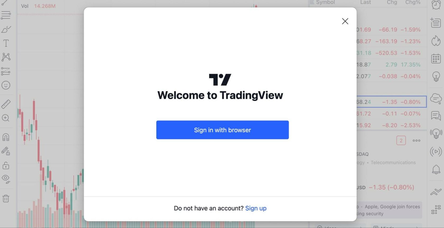 приложение TradingView на macos