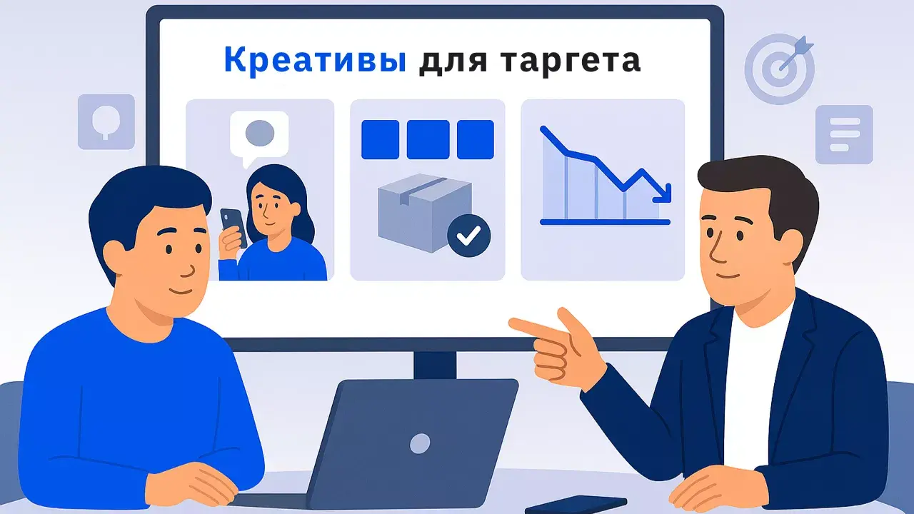 Команда Метриум разрабатывает креативы для клиента