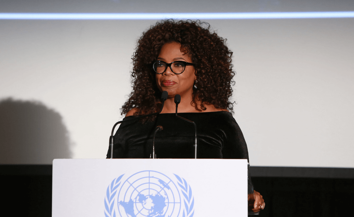 Опра Уинфри на вручении золотого глобуса