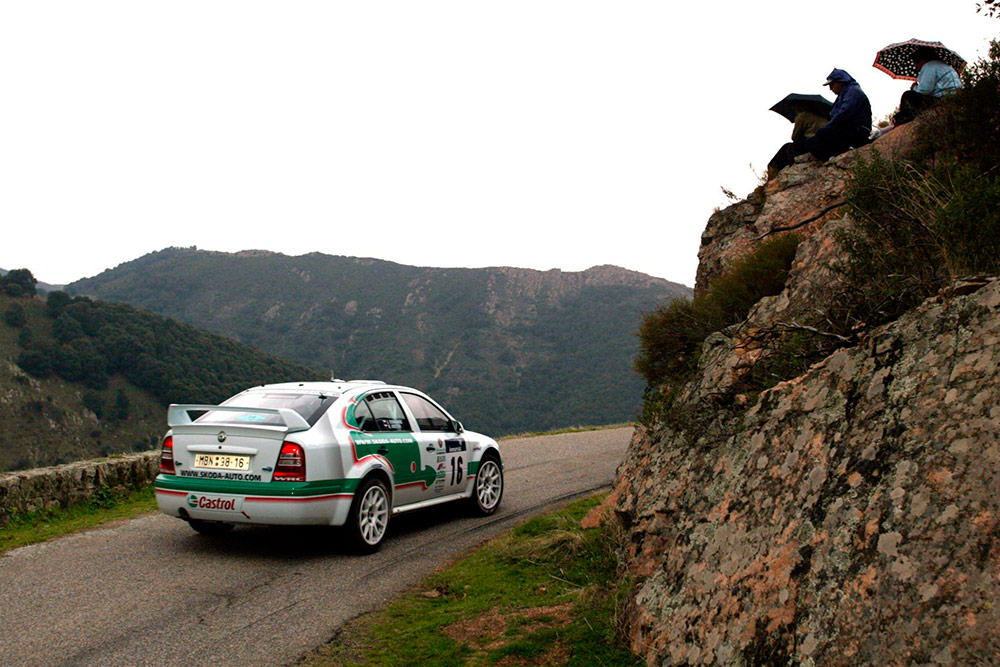 Роман Креста и Ян Томанек, Škoda Octavia WRC Evo2 (MBN 98-16), ралли Тур де Корс 2002