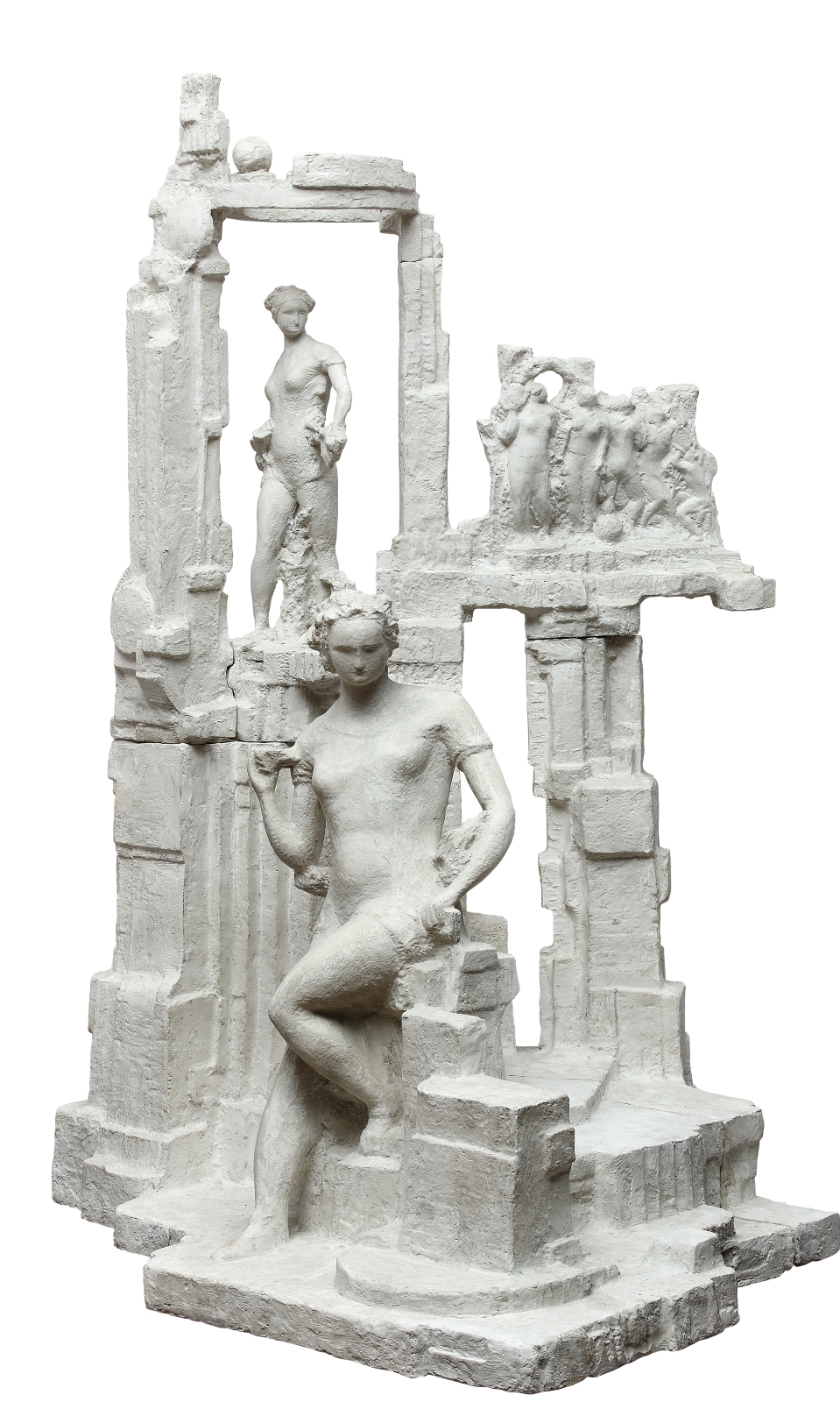 Физкультура. Фрагмент скульптурноархитектурной композиции «Посвящение Лукасу Кранаху». 1929–1933