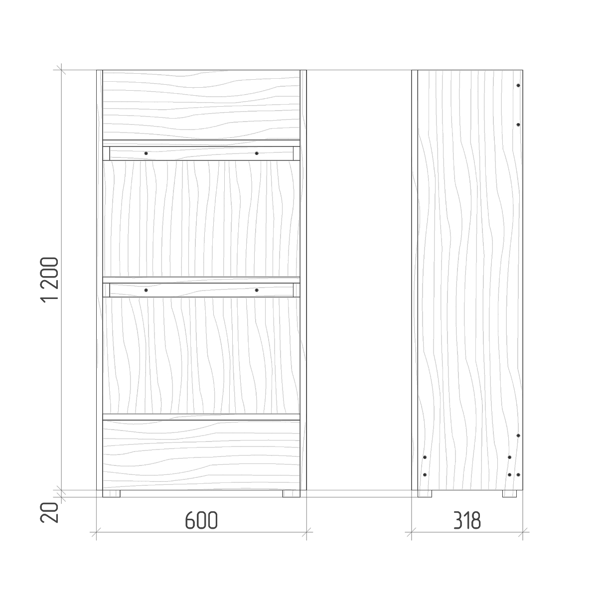 Стеллаж «Прост»