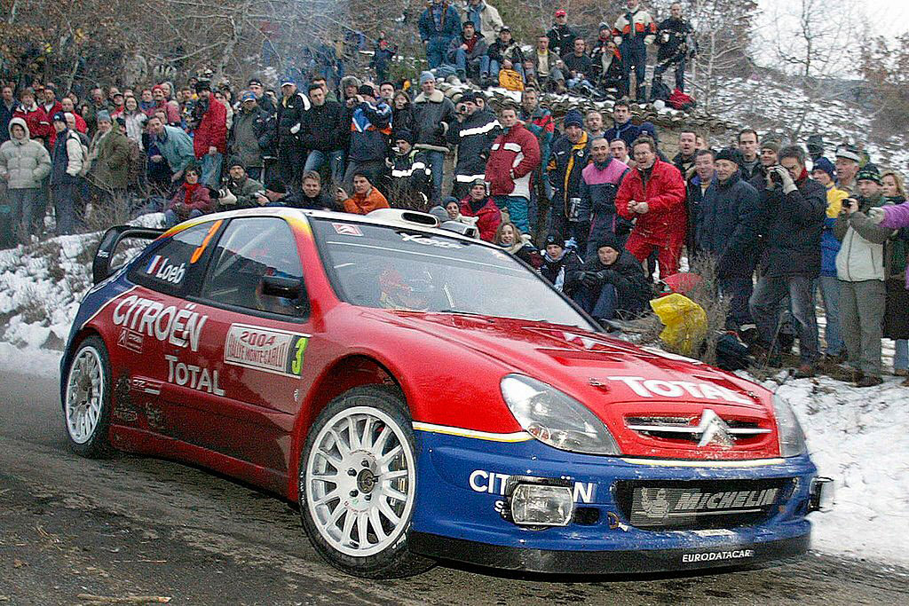 Себастьен Лёб и Даниэль Элена, Citroën Xsara WRC (20 DDM 92), ралли Монте-Карло 2004