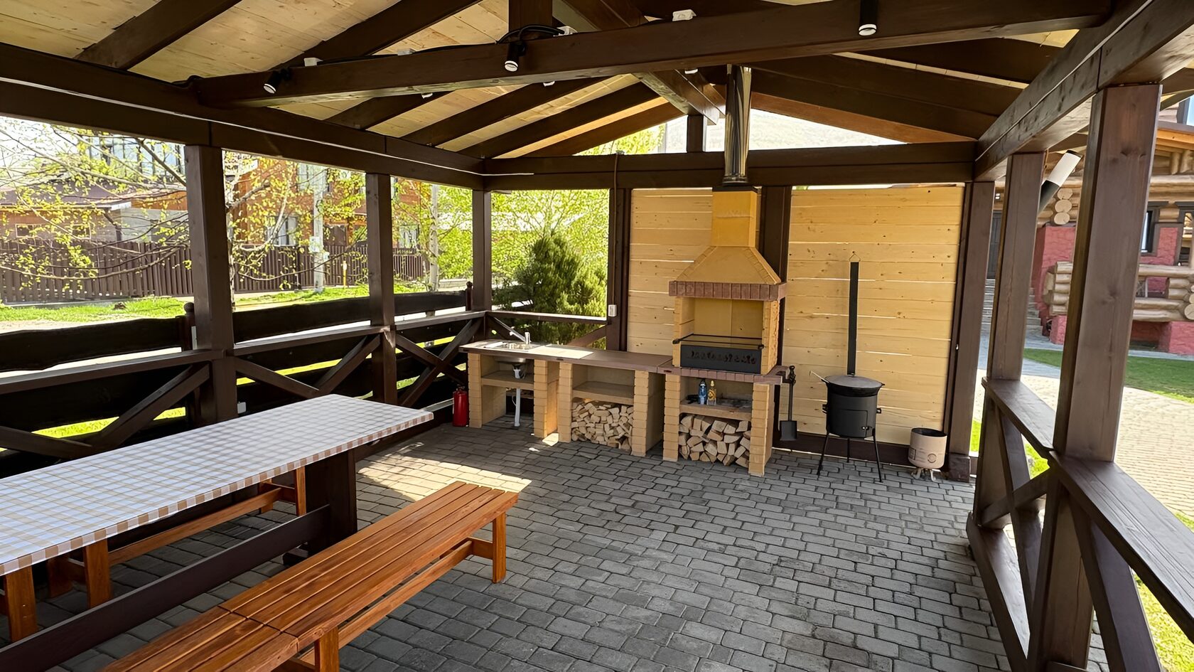 Зона барбекю