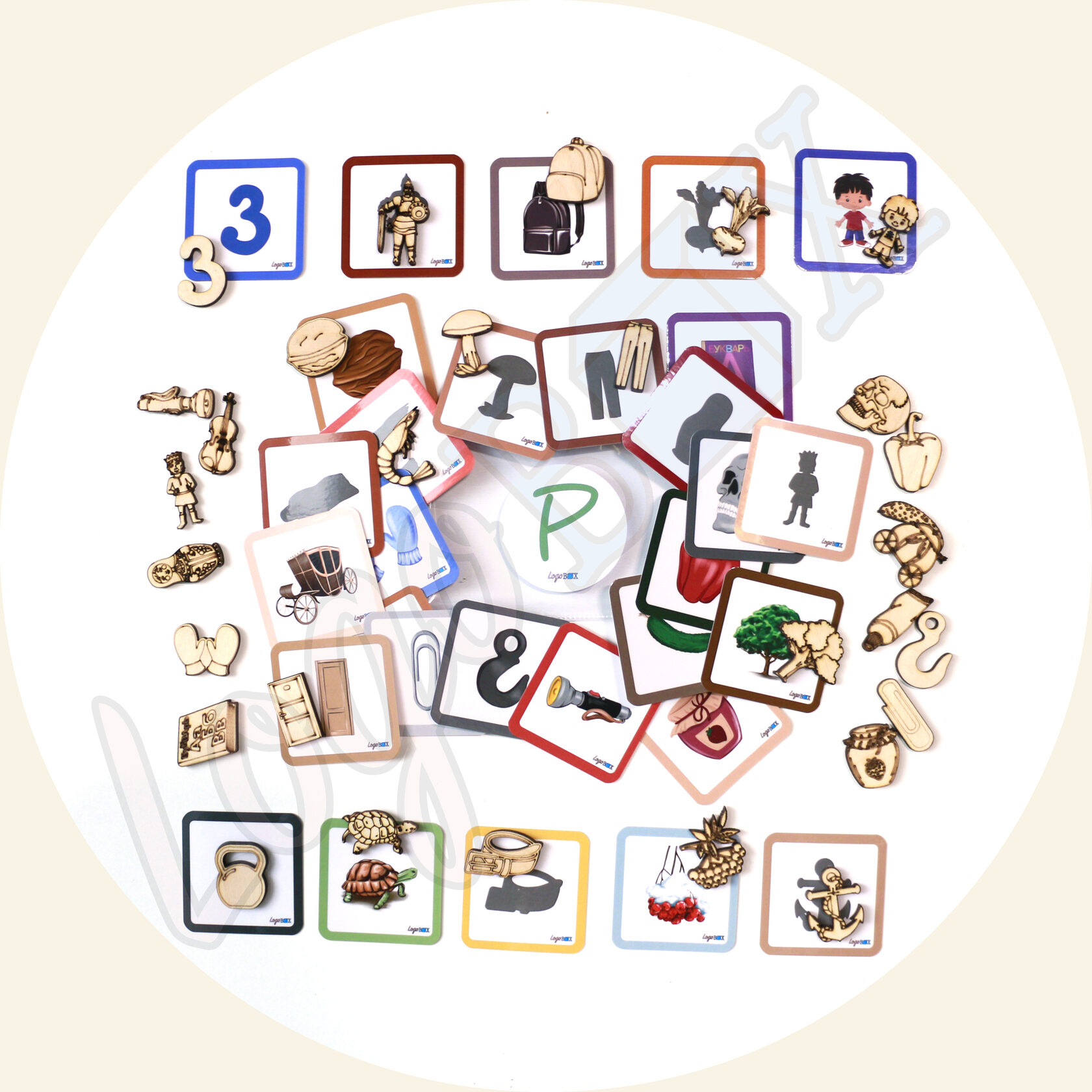 Карточки на звук "Рь"