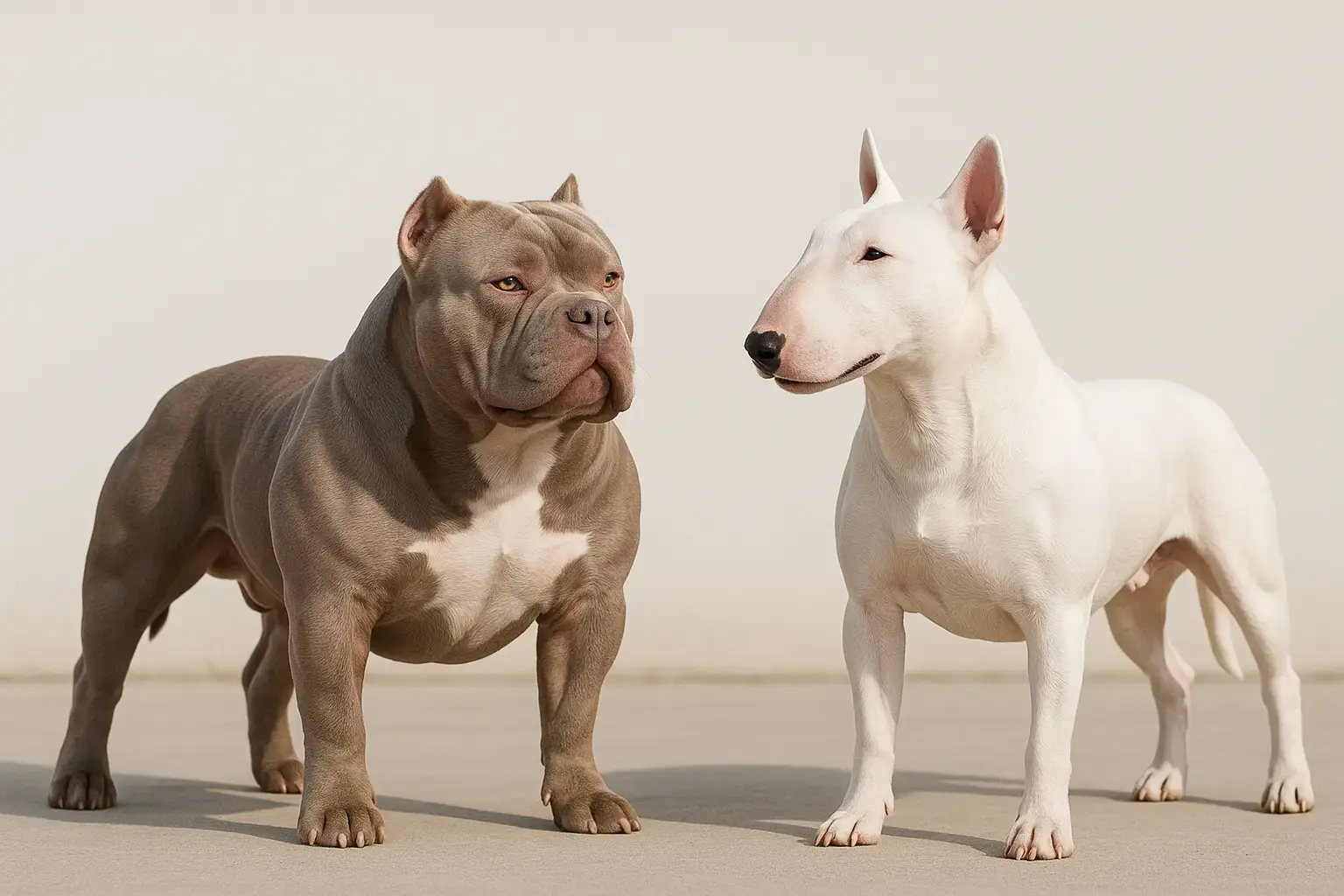 Американский булли и бультерьер разница