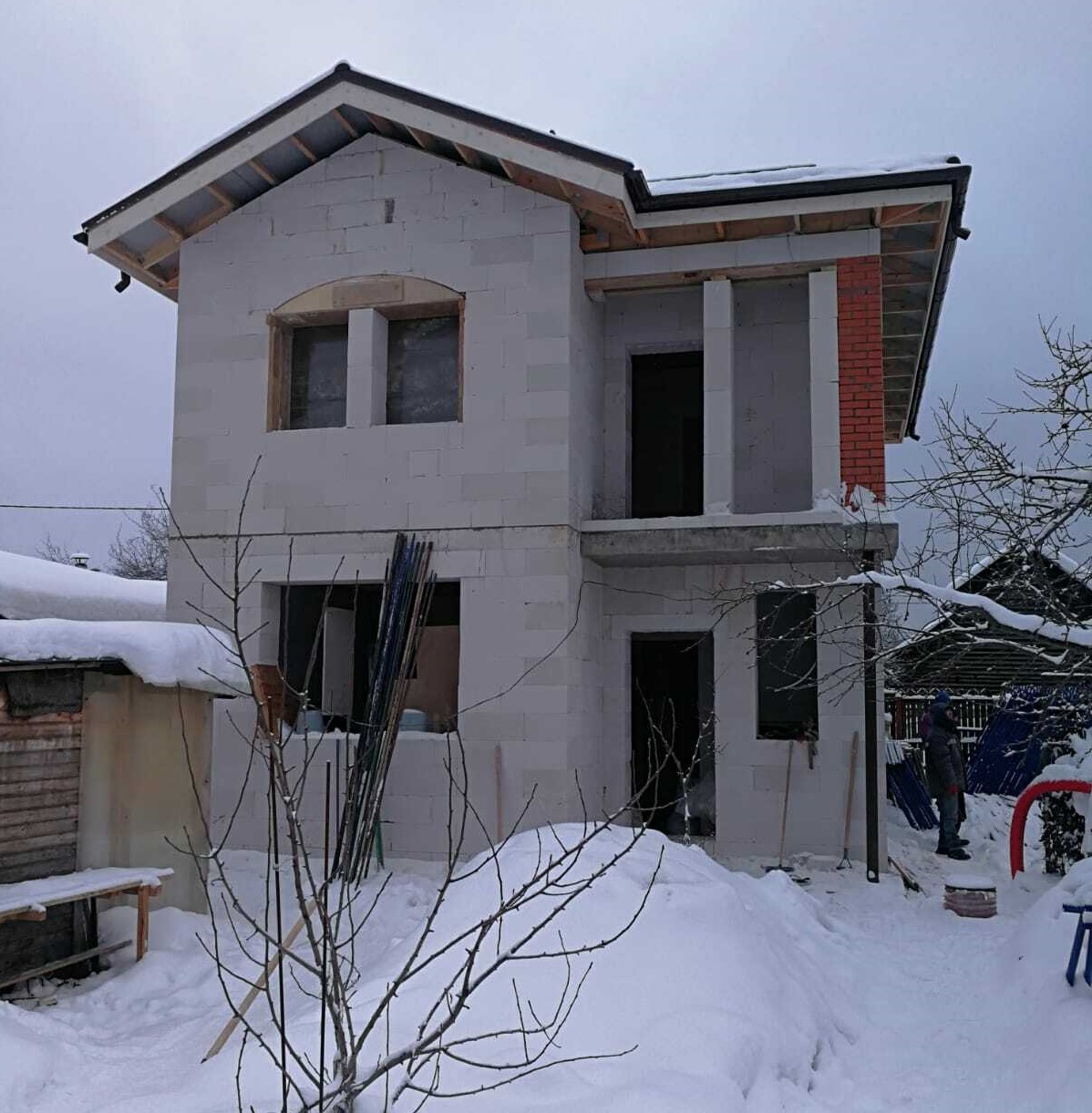 Строительство дома из пеноблока Москва