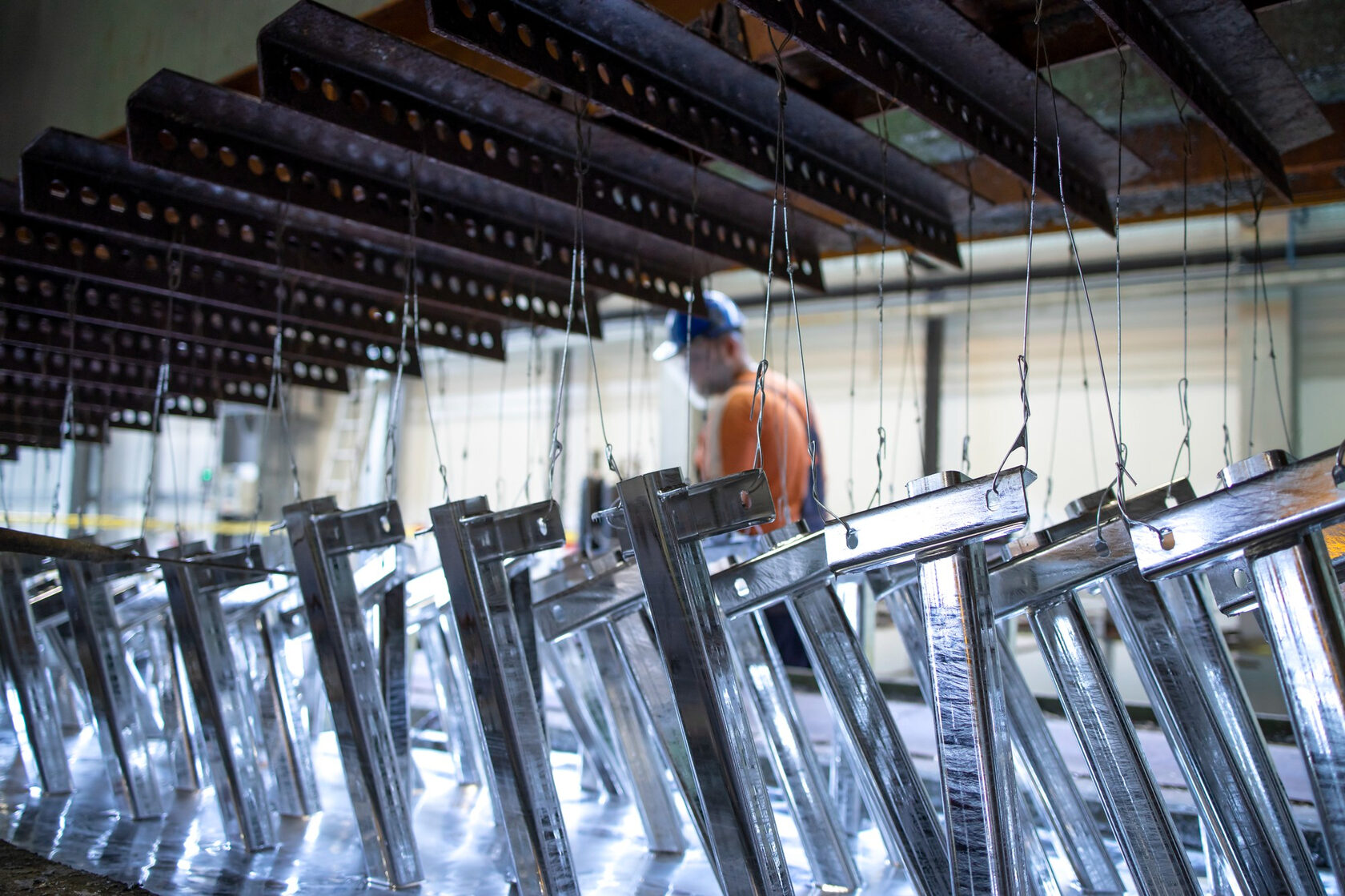 Electroplating line