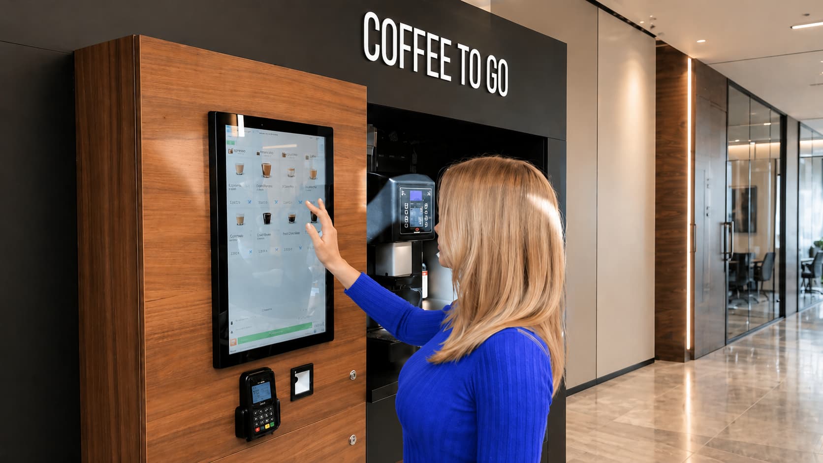 automated coffee bar customer experience, automated coffee bar UX, smart coffee kiosk customer journey, coffee kiosk user experience