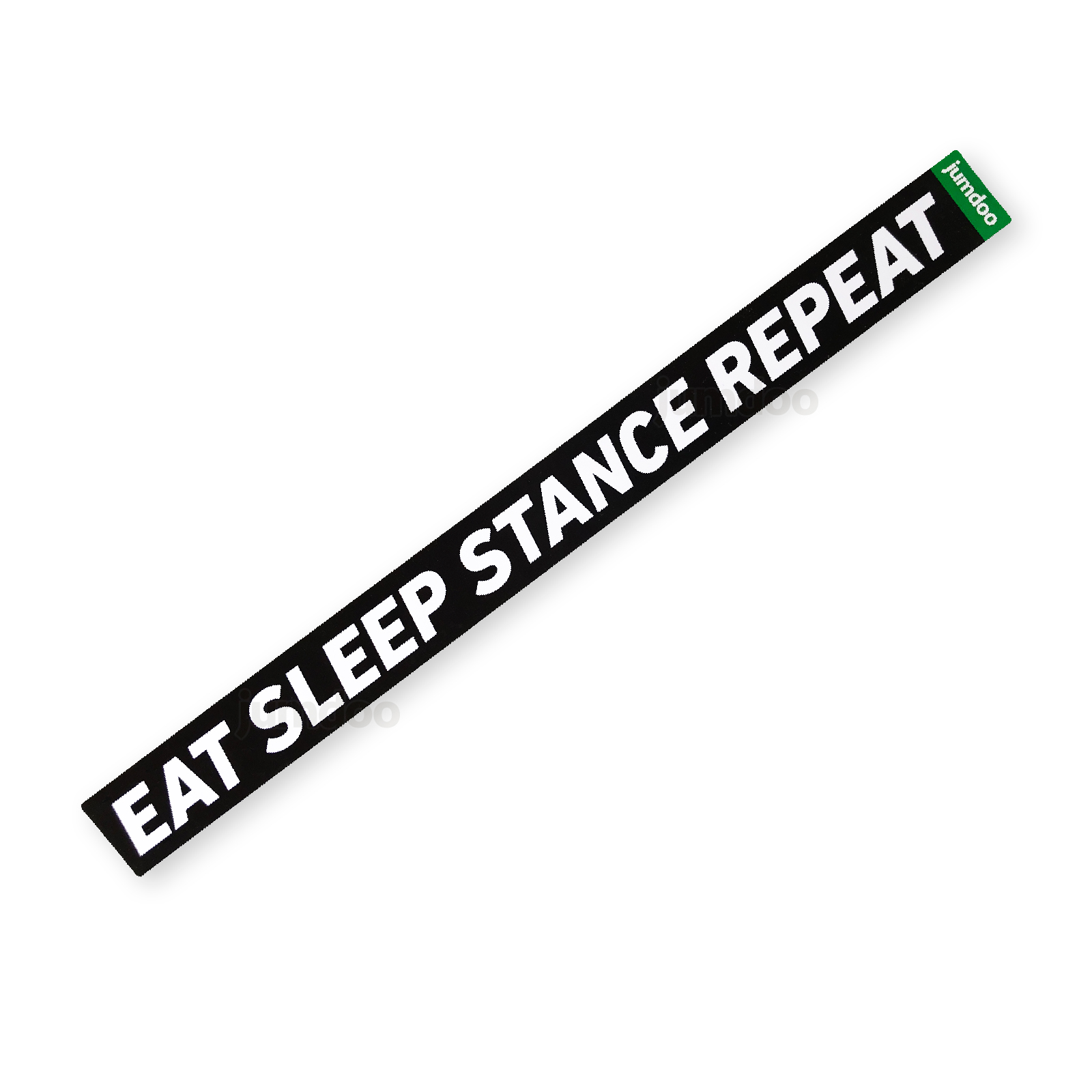 Eat sleep stance repeat black