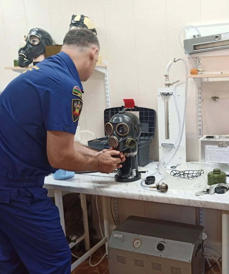 Испытание противогаза