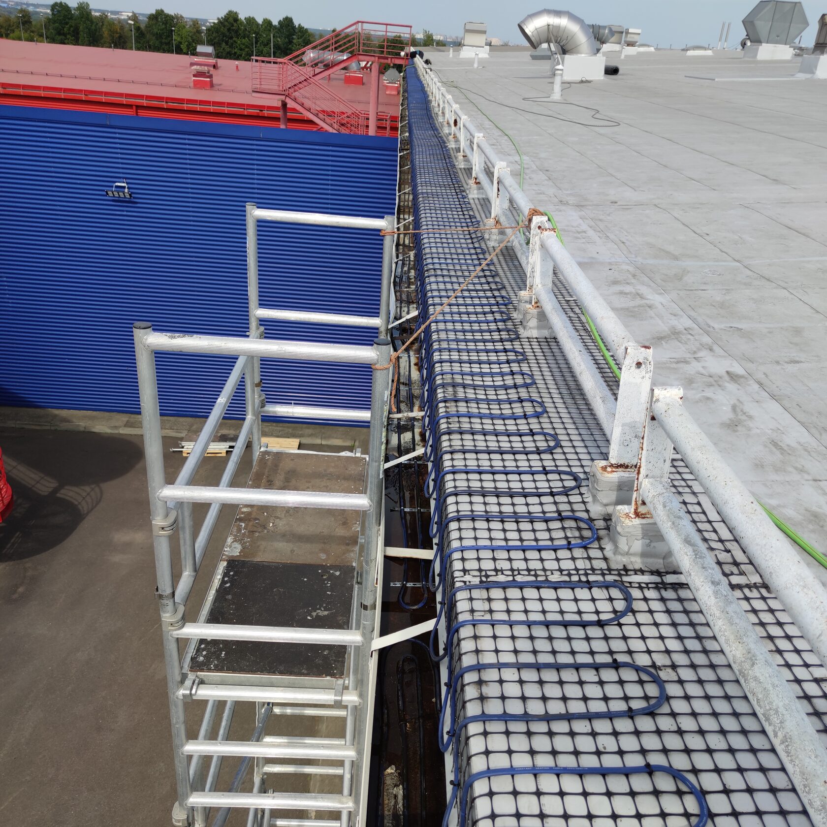 Обогрев кабелем