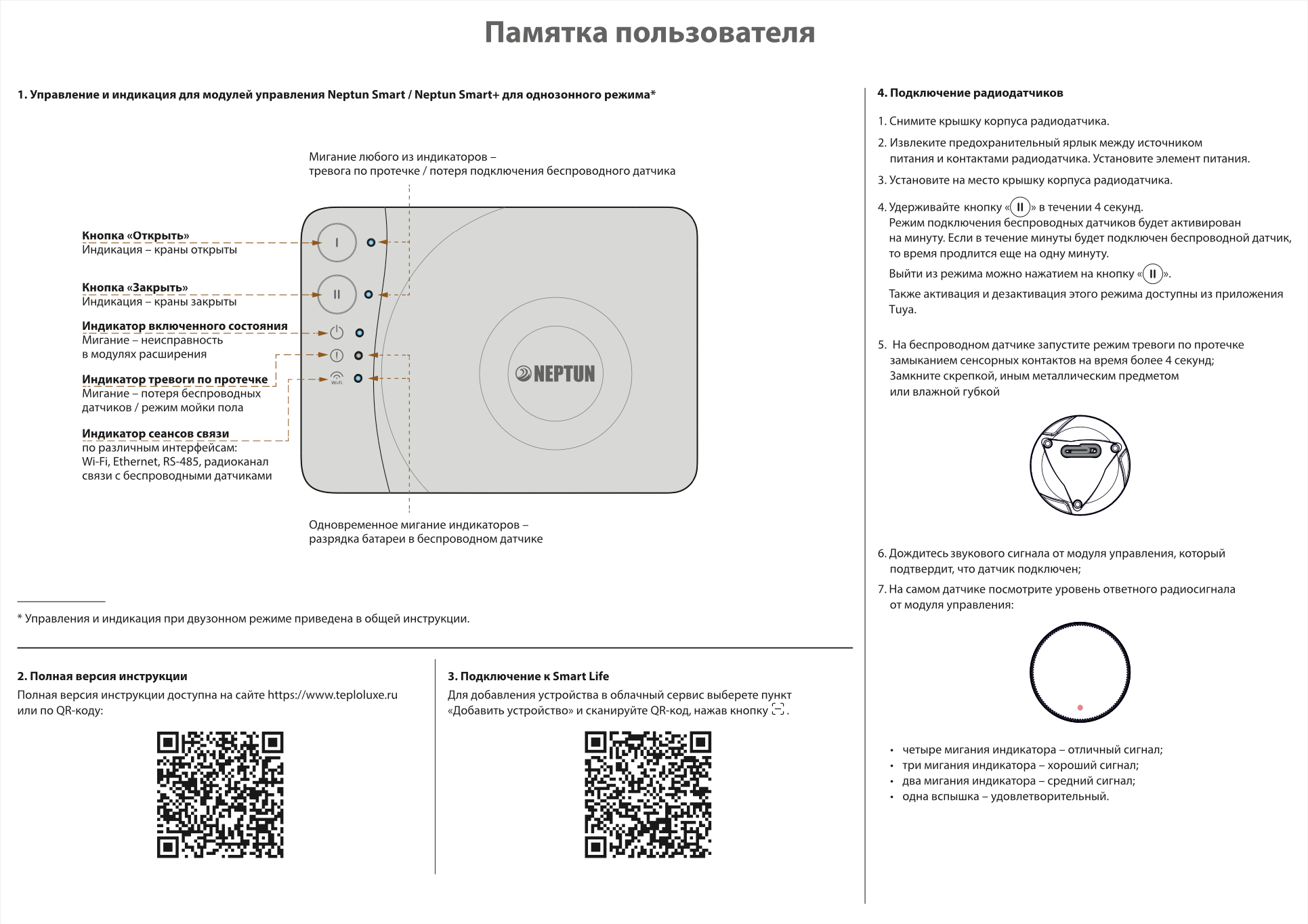 Система Нептун Смарт Tuya