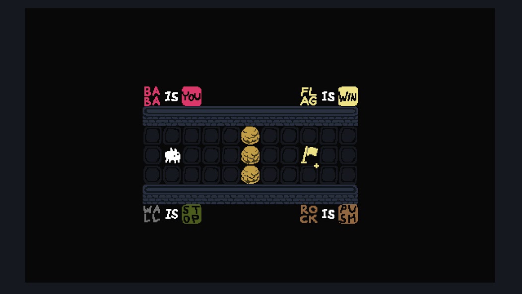 Baba Is You — rule-bending puzzle game