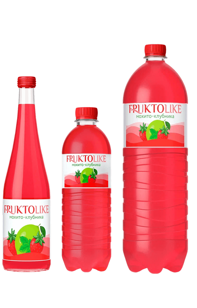 Сладкий напиток Fruktolike мохито-клубника