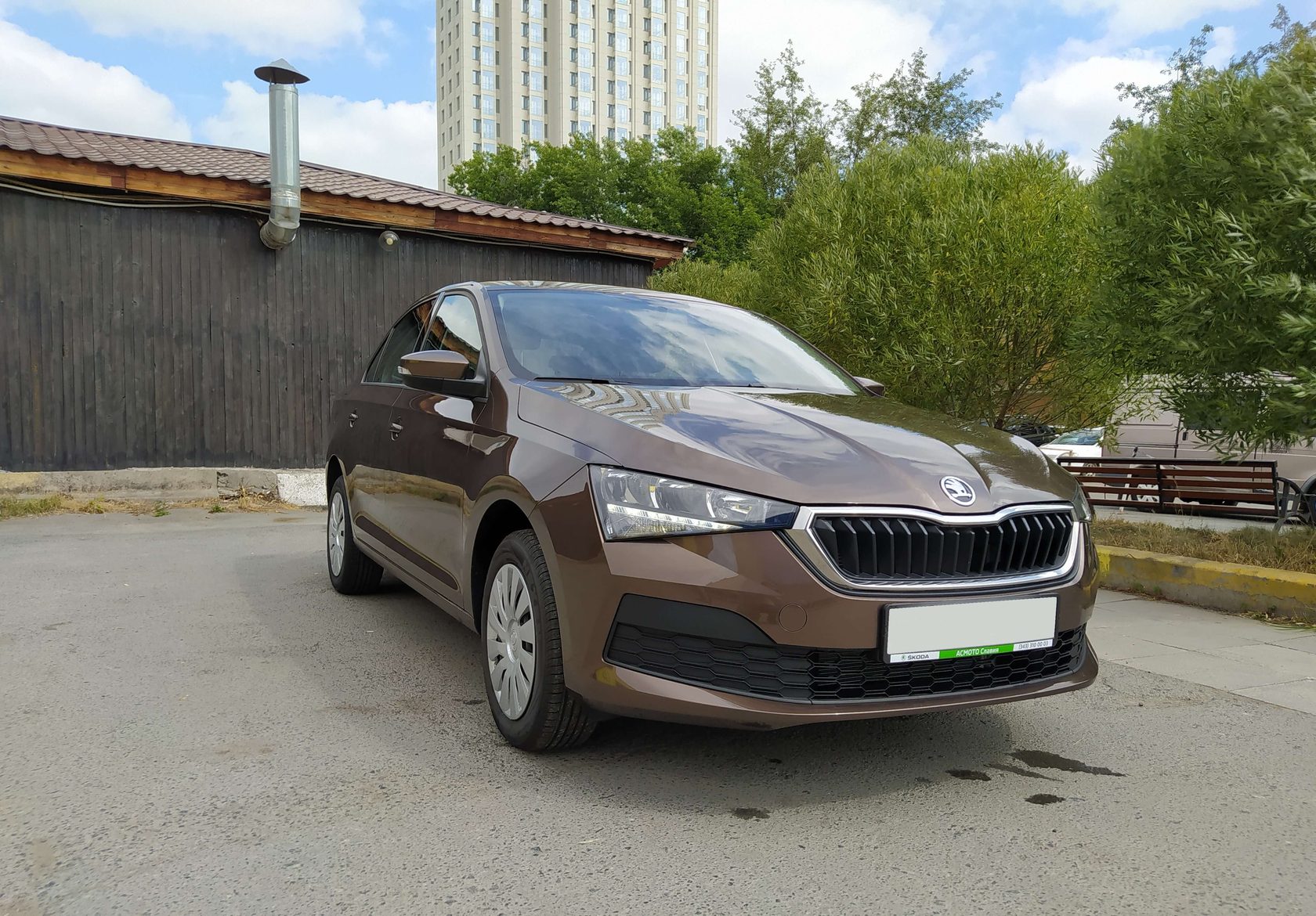 Наш автопарк пополнился новым Skoda Rapid Active