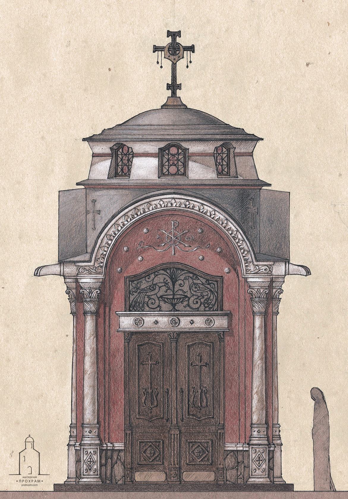 chapel, orthodox architecture, sacred architecture, orthodox church project, chapel architecture