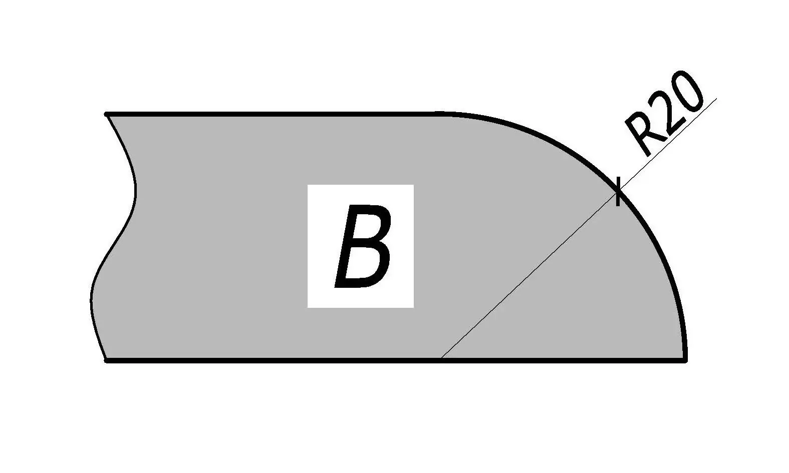 B