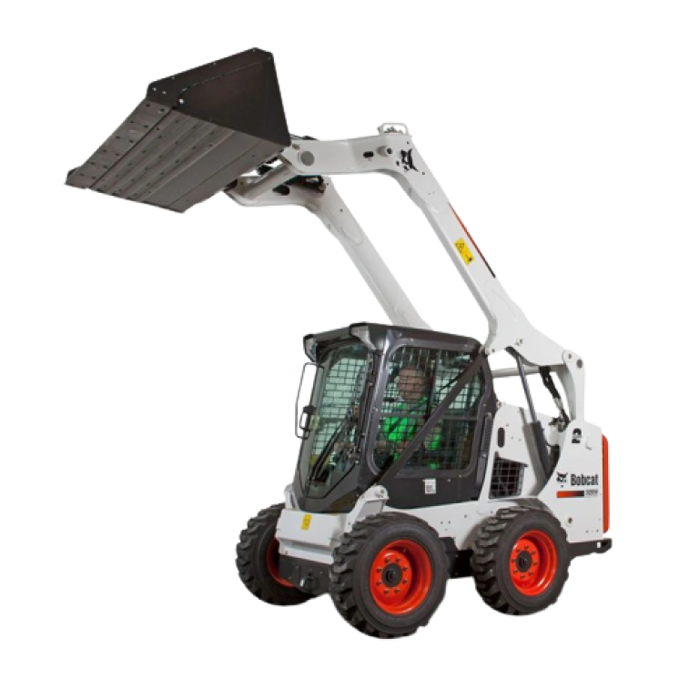 Мини погрузчик bobcat S175/530 с поднятым ковшом 