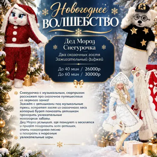 Прайс: + два сказочных гостя и диджей