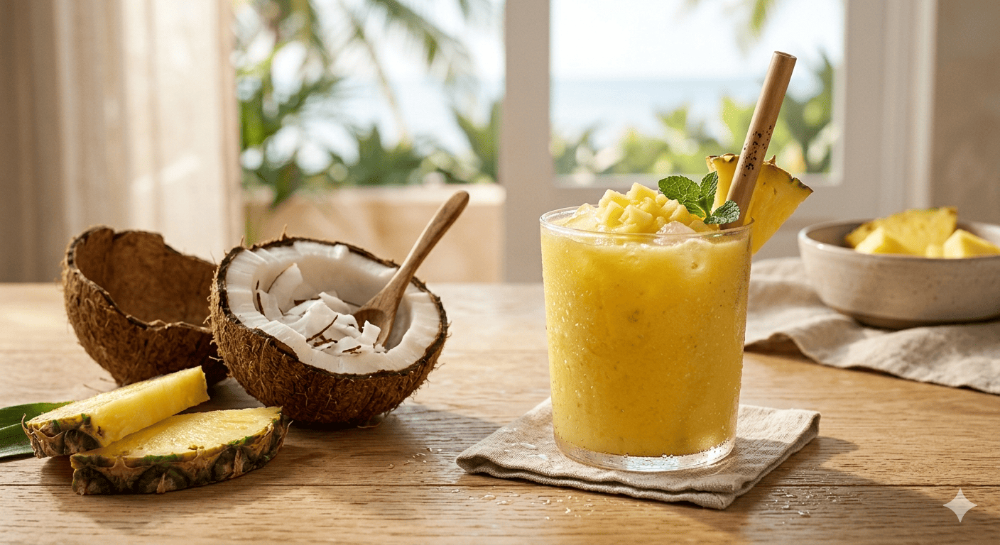 Tropikal Yağ Yakıcı: Ananas ve Hindistan Cevizi ile Zayıflama