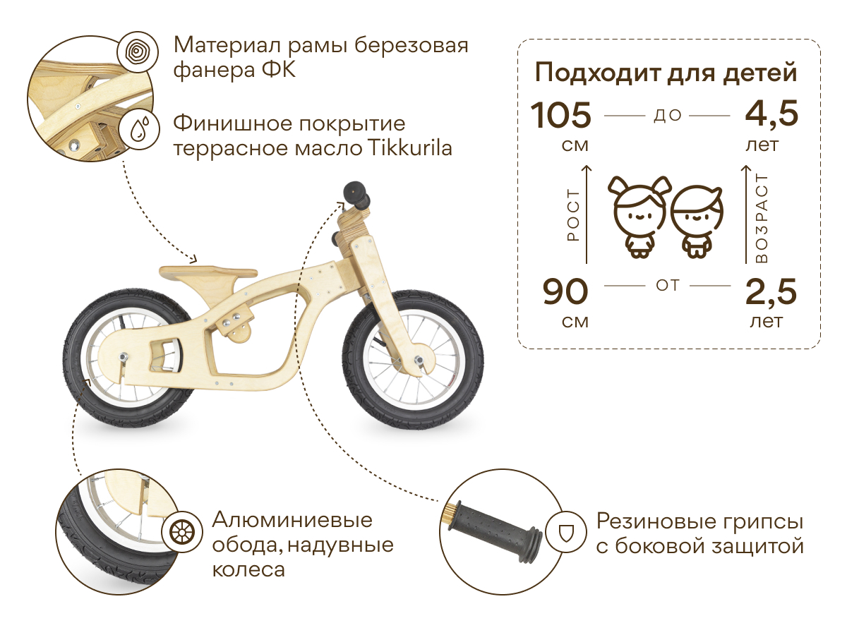 Как подобрать беговел