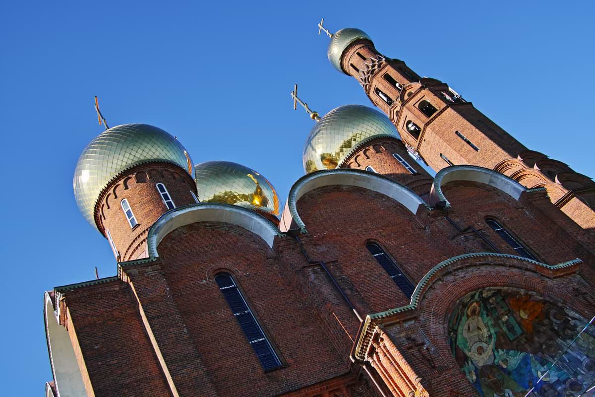 Воскресенский храм (старый) город Вичуга | Красная церковь