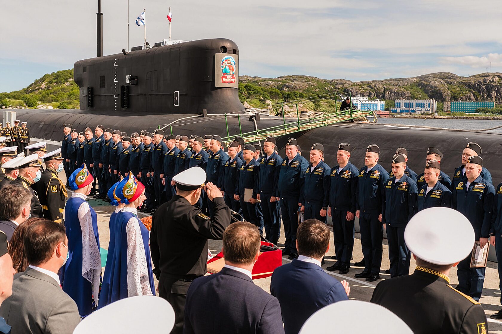 Главная база подводных сил Северного флота г.Гаджиево