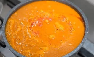 Приготовление томатного крем-супа со сливками: шаг 10