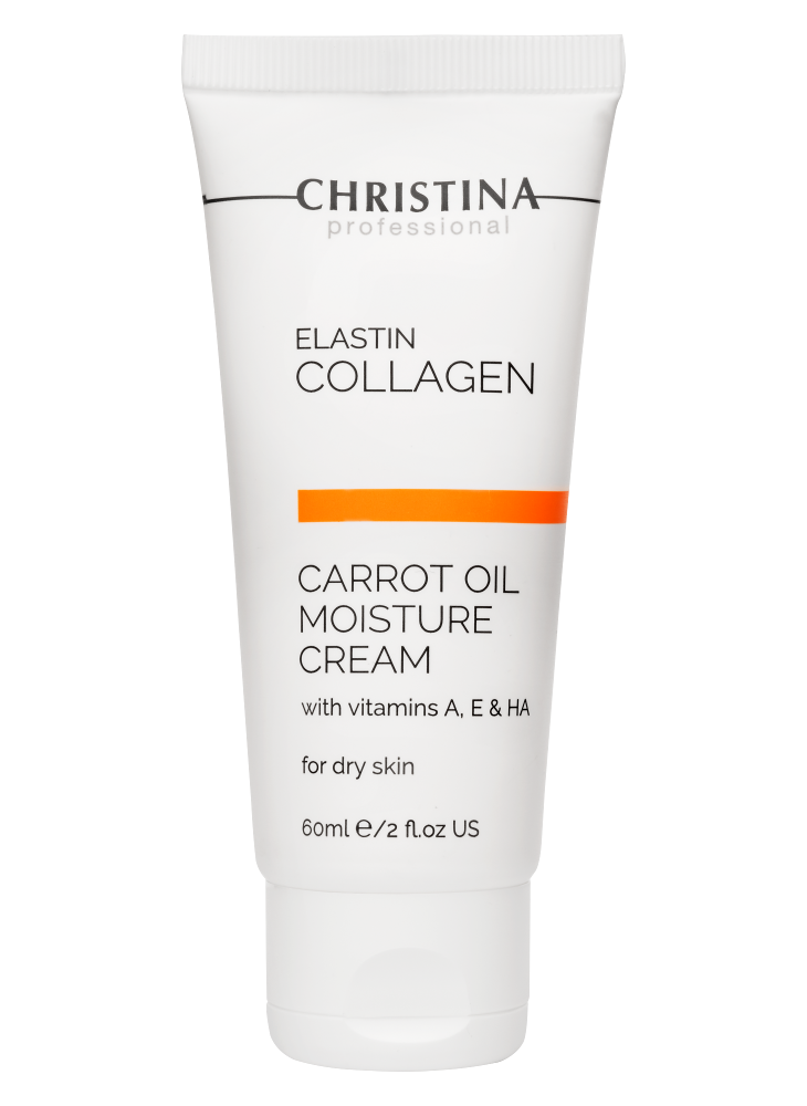 Christina ElastinCollagen Carrot Oil Moisture Cream with Vitamins A, E ...