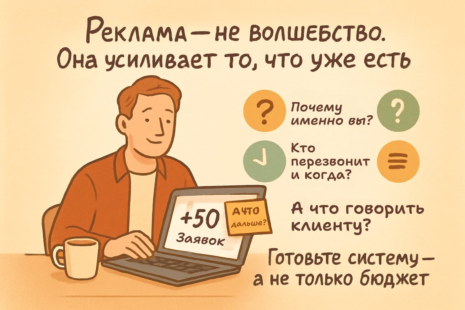 Реклама усиливает хаос