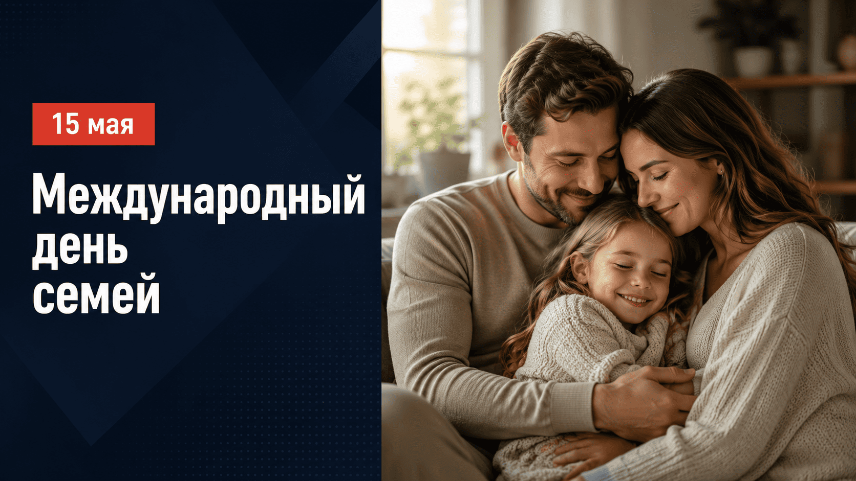 Международный день семей 15 мая семья дети дом.