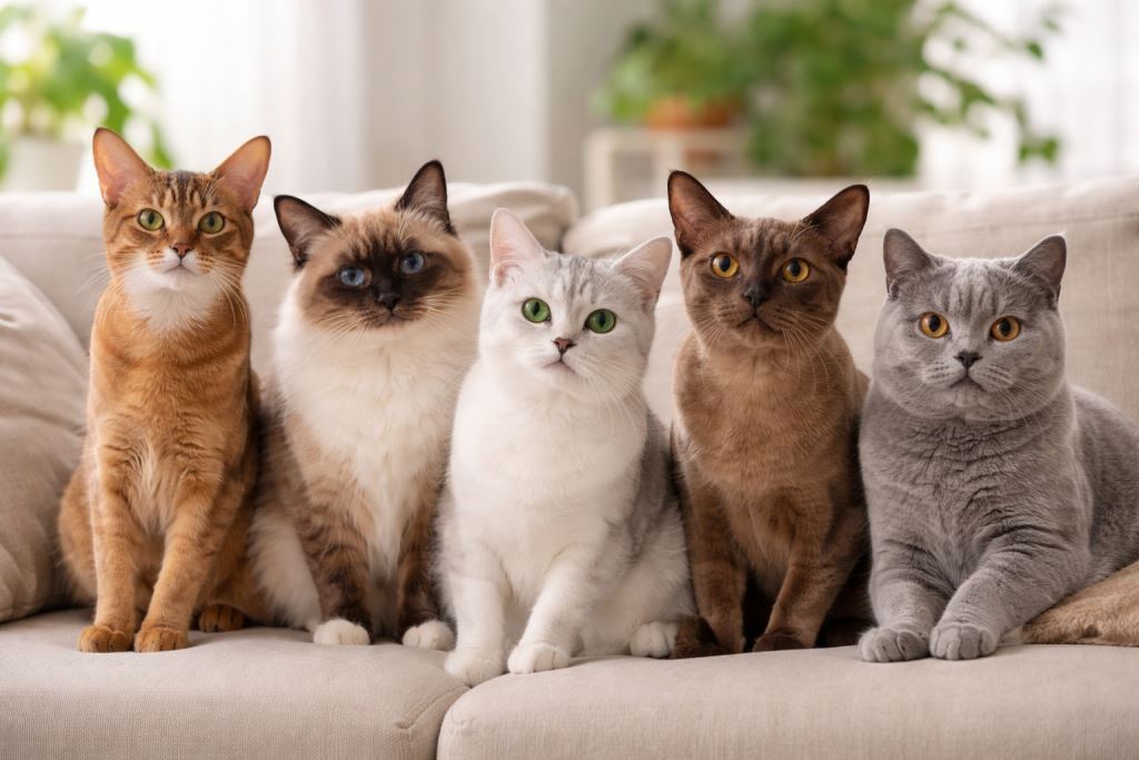 ТОП-5 самых ласковых пород кошек