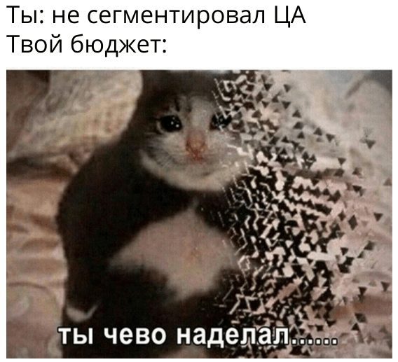 Мем - Сегментация клиентов